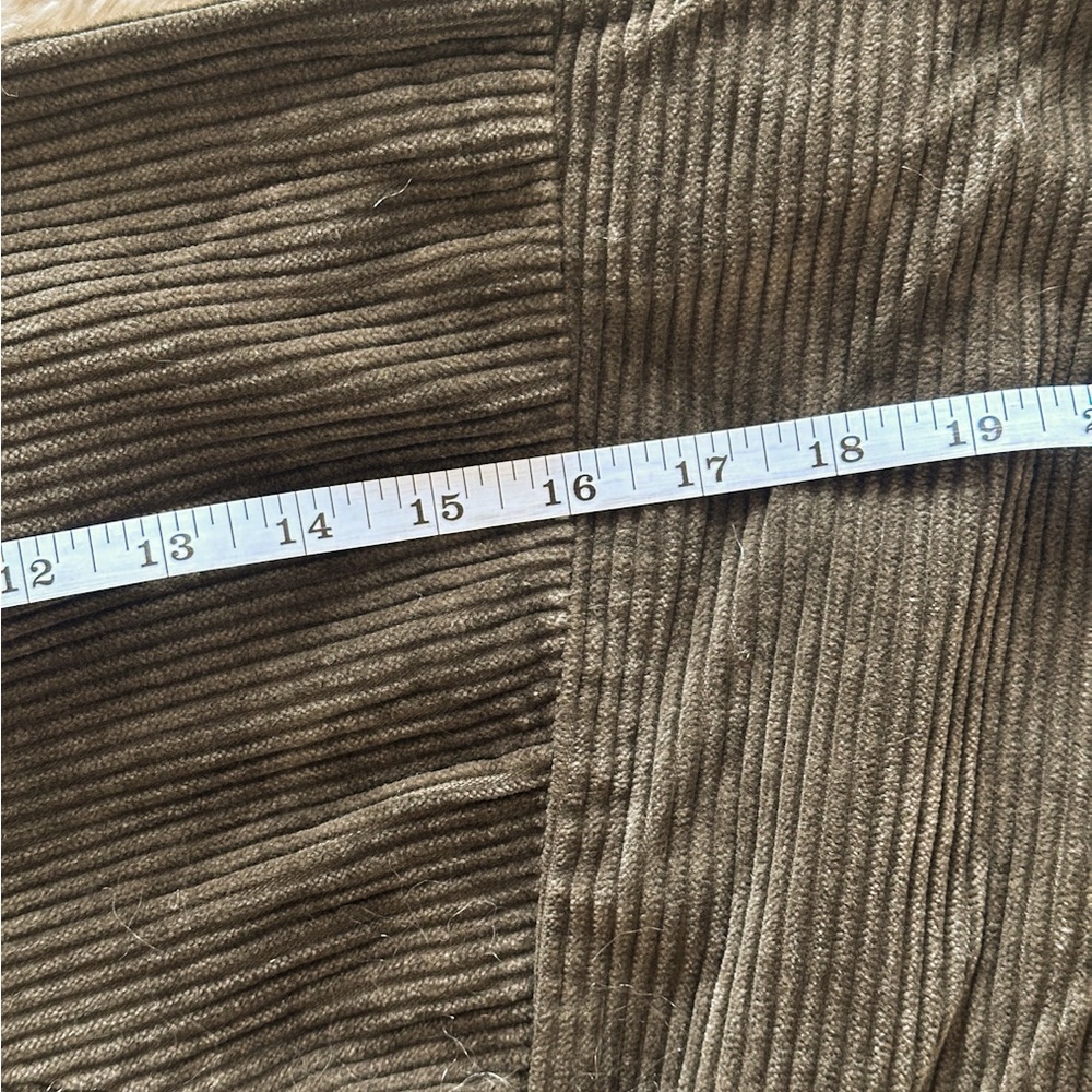La Petite Étoile Women's Corduroy Long Coat - Picture 11 of 12